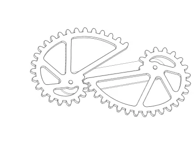 Nautilus Gear Suport Free 3D print model