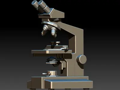 3D Microscope Pendant 3D print model