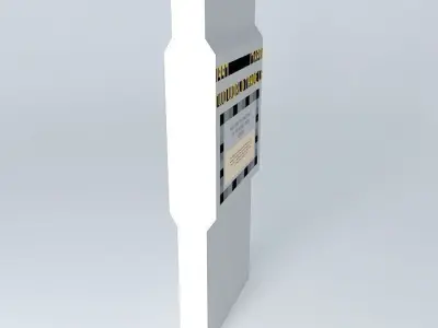 2 World Trade Center interior sign Free 3D model