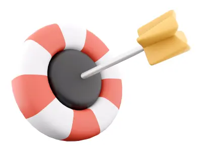 3d Target Icon 3D model