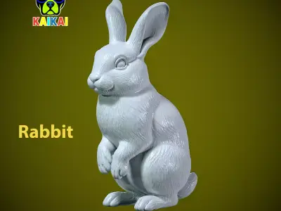 Rabbit rex model urban vibes 3D print model