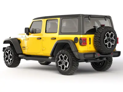 Jeep Wrangler Unlimited 2018 3D model