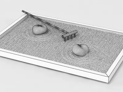 Table Zen Garden 3D model
