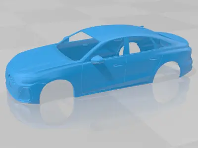 Audi A5 2025 - Body Car STL Model 3D print model