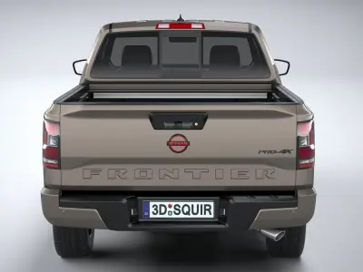 Nissan Frontier KingCab PRO4X 2022 3D model