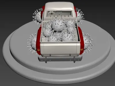 3D CORONA TRUCK 3D print model