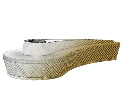 Koket Sofa reptilia 3D model