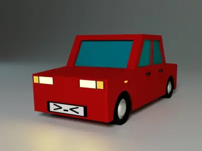 standart car  3D model
