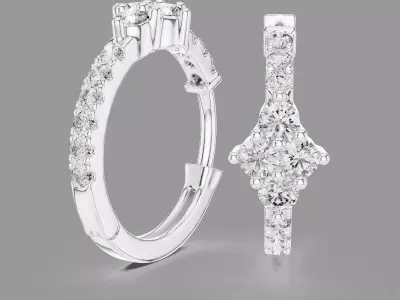  Diamond Hoops  3D print model