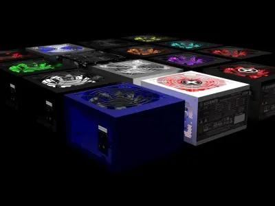 Power Supply Units Collection 3D model