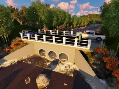 Culvert Bridge 3D model