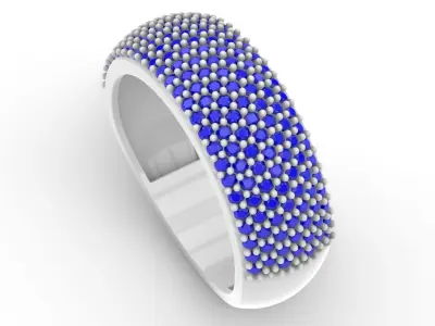 Jewelry Diamond Ring Model RG39 Free 3D print model