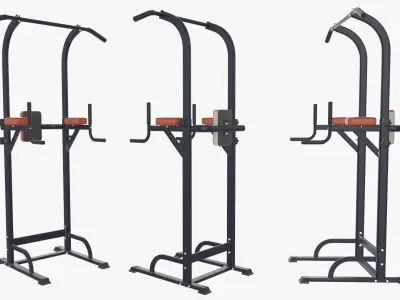 Fitness power cage multifunctional  3D model
