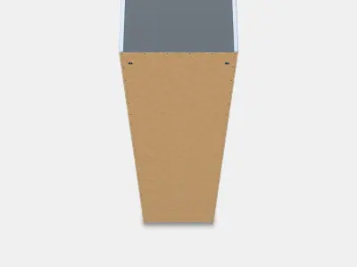 PAX Wardrobe frame 24 Low-poly 3D model