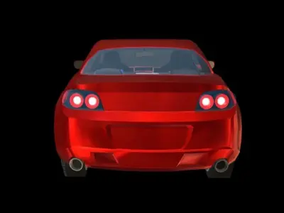 Mazda RX8 Low-poly 3D model