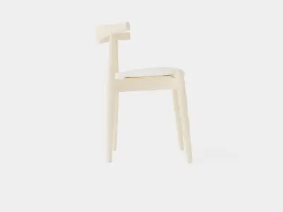 Carl Hansen CH20 Chair Low-poly 3D model