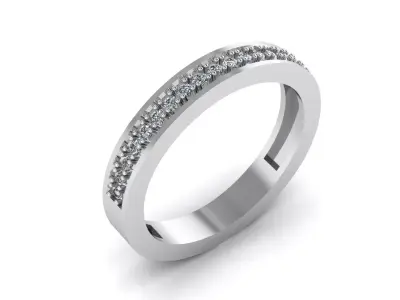 Jewelry Diamond Ring 3D print model get