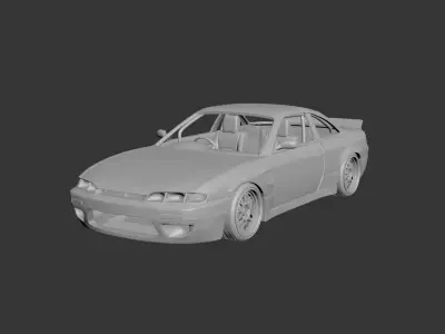 Nissan Silvia S14 Rocket Bunny  3D print model