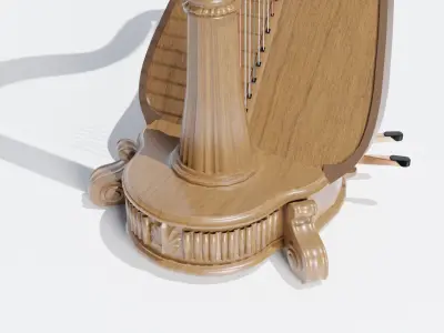 Salvi Harp Diana 3D model