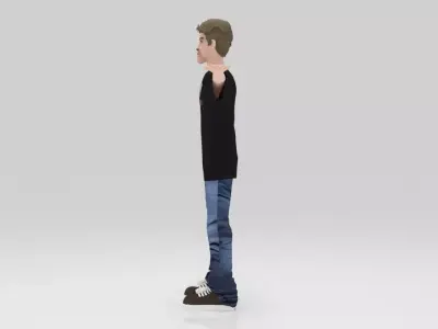 George russell F1 Rigged  Low-poly 3D model