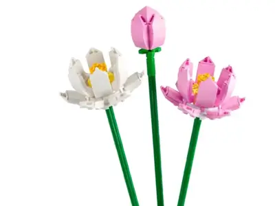 TwindBricks3D - 40647 Lotus Flowers 3D print model