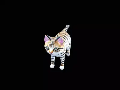Little Kittie Cat 3D model