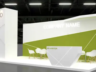 3D Exhibition Booth 3D model