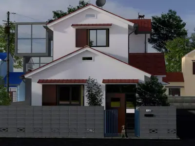 Doraemon Nobits House 3D model