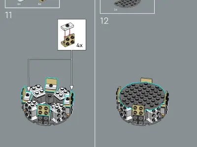 TwindBricks3D - 10370 Poinsettia 3D print model