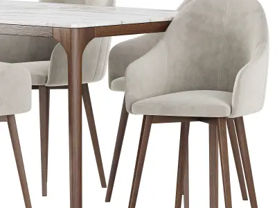 Dining set 21 3D model