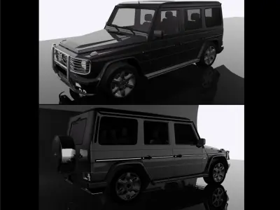 Mercedes-Benz G-Class 550 V8 2008 3D model