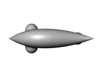 Miniature vehicle automotive speed sculpture N001 3D print model