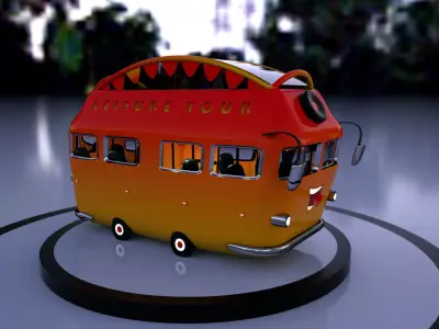 3D ENTERTAINMENT BUS 3D model