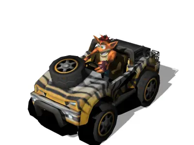 Crash Bandicoot - Crikey Crash Tag Team Racing 3D print model 3D model
