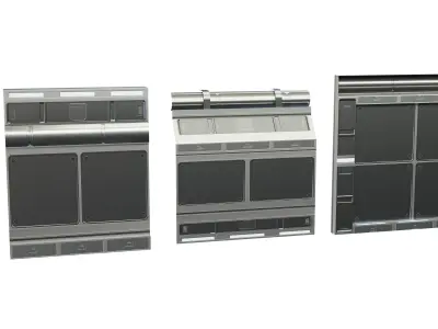 Sci-Fi Trim Sheet - 4K Texture Low-poly 3D model