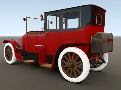 TITANIC CAR - Renault  Coupe de Ville 3D model