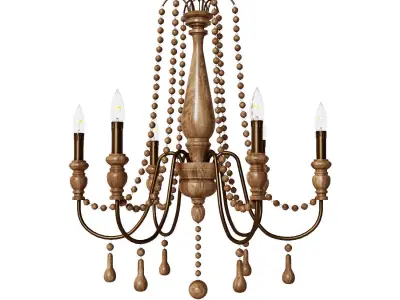 Jamie Young Home Accents Chandelier 3D model