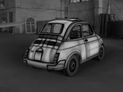 FIAT 500L 1968 3D model