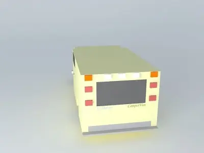 G-Motors CamperVan Free 3D model