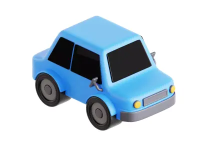 3D Car Cute 3D model