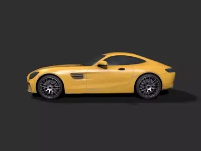 Mercedes AMG GT 3D model