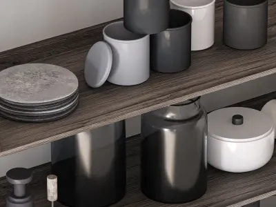 kitchen accessories020 3D model