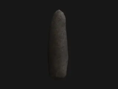 Obelisk Set long stone Free low-poly 3D model