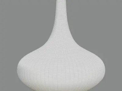 Vase17 gold and vase 3D model
