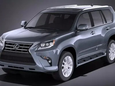 Lexus GX 460 2016 VRAY 3D model