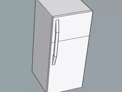Refrigerator Free low-poly 3D model