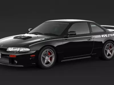 Nissan Silvia S14 270R 3D model