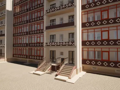  Residential Building 3D model