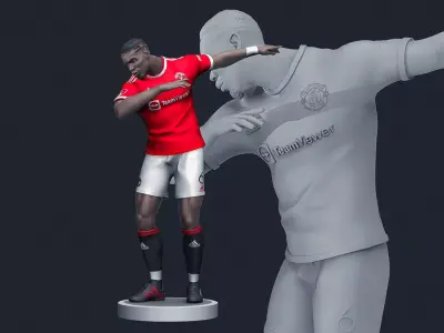  Paul Pogba 3D Printable 3 3D print model