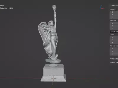 Award - Woman Angel Sculpt 3D print model